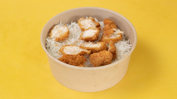 Rice with Crispy Chicken